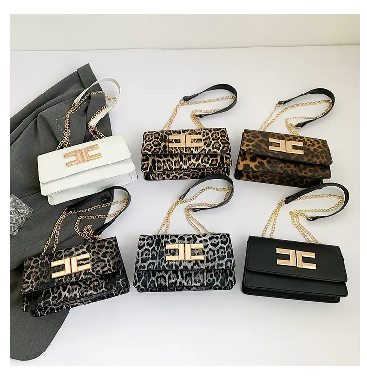 White Leather Chain Shoulder Bag for Women 2024 — feature 9