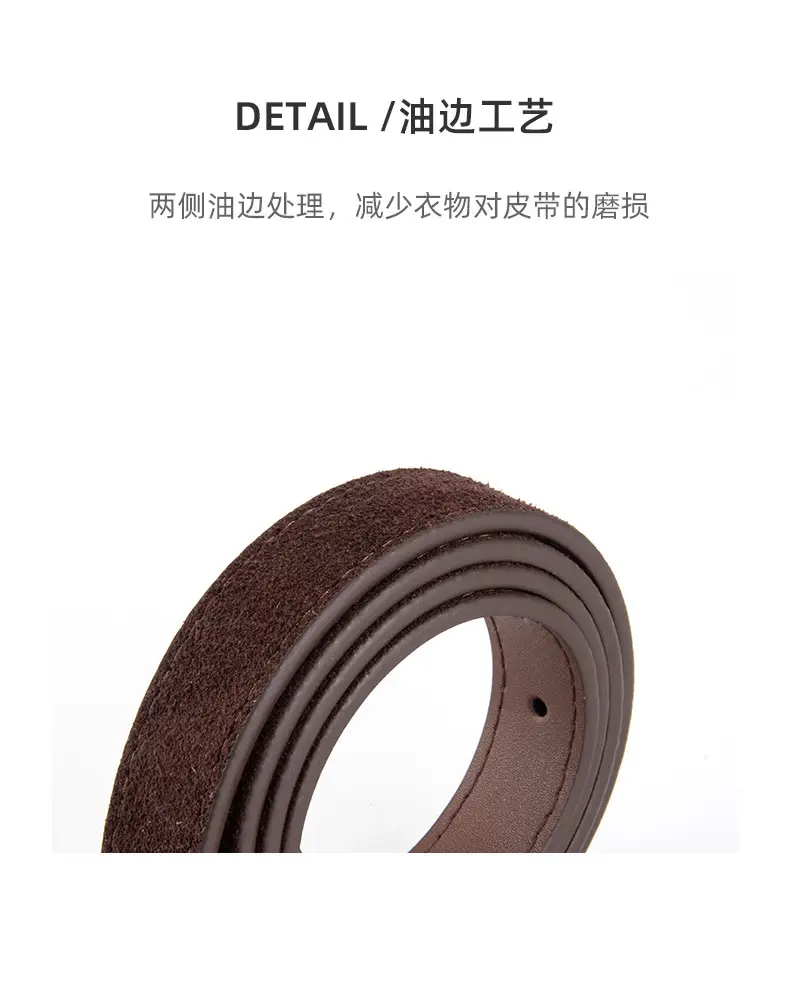 Frosted Leather Belt for Women Cross Border High End — feature 7