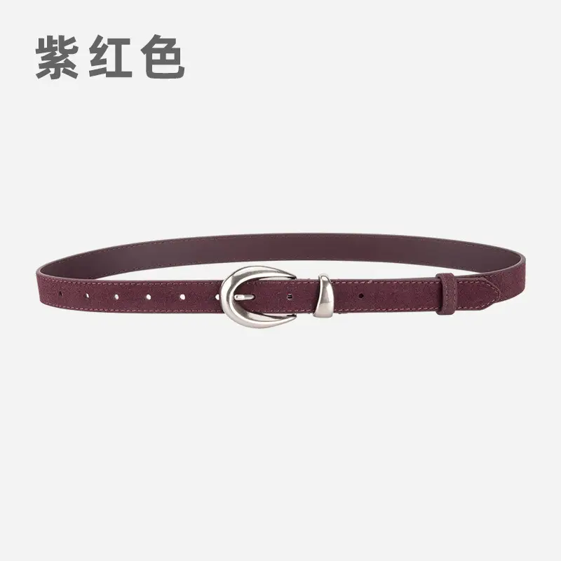 Frosted Leather Belt for Women Cross Border High End - Image 10