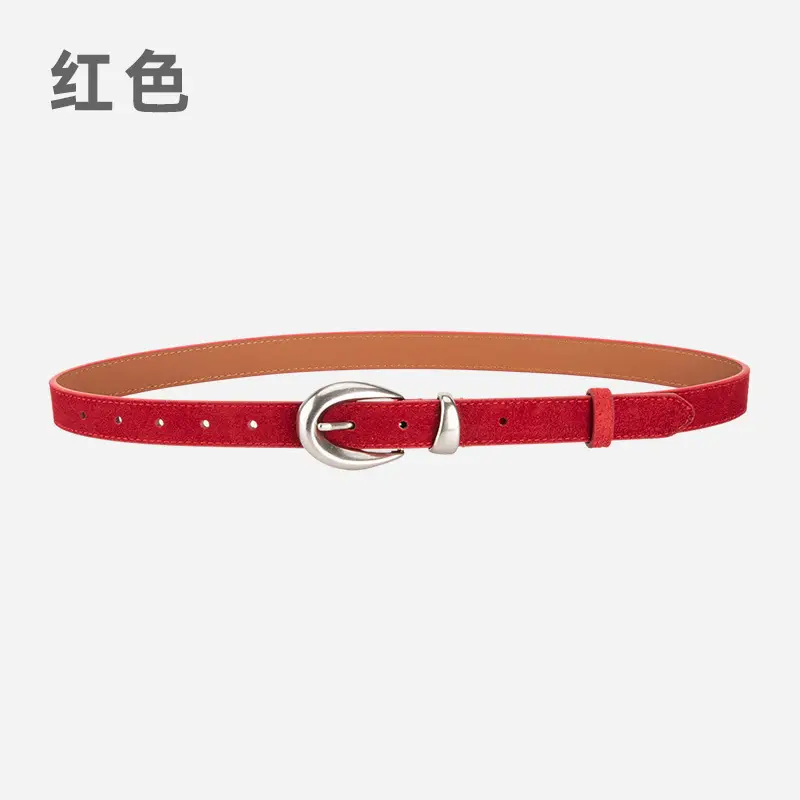Frosted Leather Belt for Women Cross Border High End - Image 2