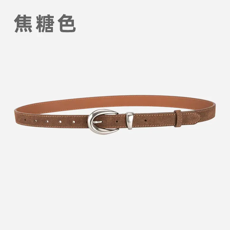 Frosted Leather Belt for Women Cross Border High End - Image 3