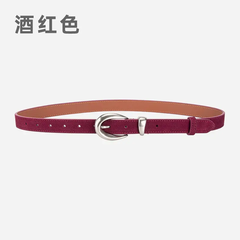 Frosted Leather Belt for Women Cross Border High End - Image 4