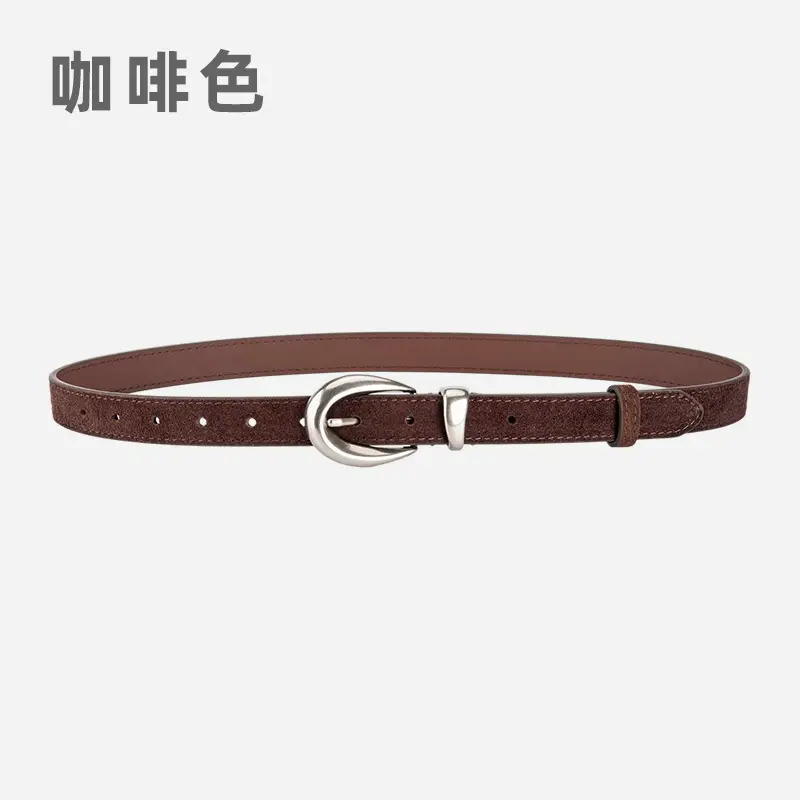 Frosted Leather Belt for Women Cross Border High End - Image 5