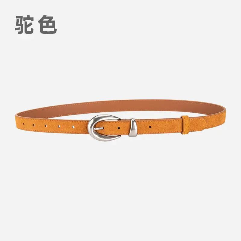 Frosted Leather Belt for Women Cross Border High End - Image 9