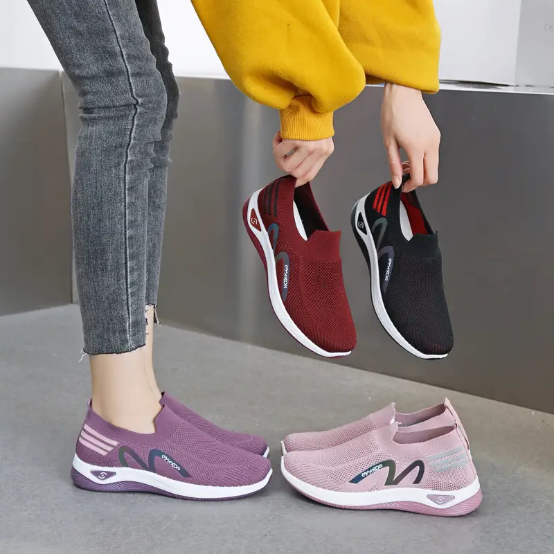 2025 Women's Purple Slip-On Casual Shoes - Image 5
