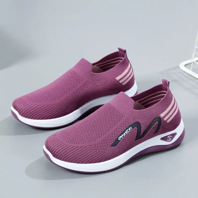 2025 Women's Purple Slip-On Casual Shoes - Image 2