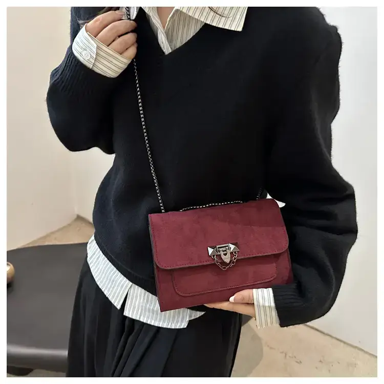 Korean Style Brown Square Crossbody Bag Women 2024 — feature 11