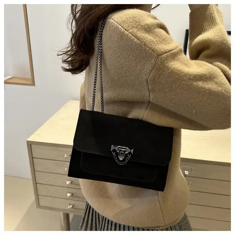 Korean Style Brown Square Crossbody Bag Women 2024 — feature 18