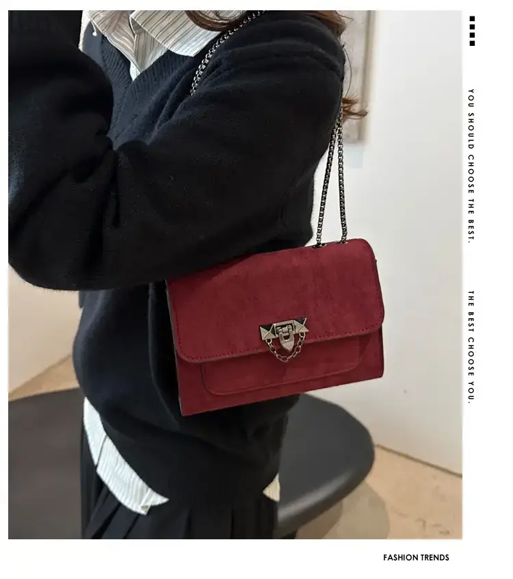Korean Style Brown Square Crossbody Bag Women 2024 — feature 2