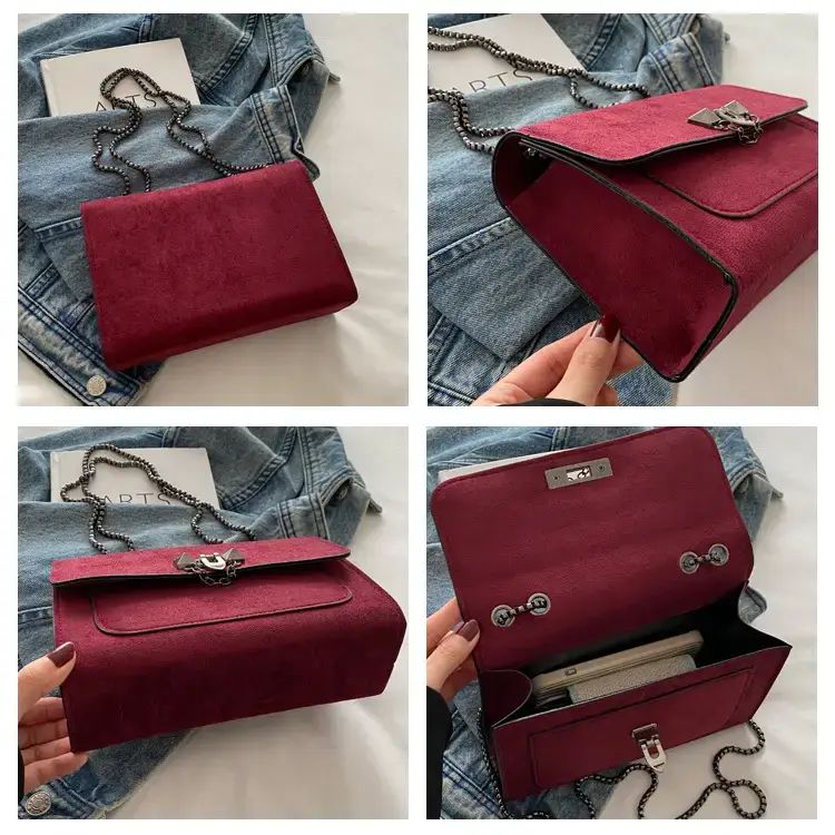 Korean Style Brown Square Crossbody Bag Women 2024 — feature 8