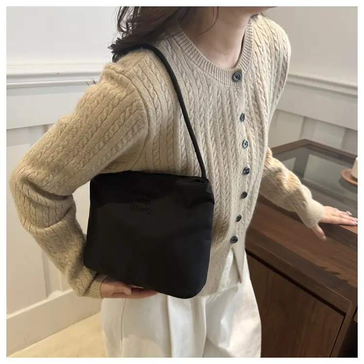 Pink Embroidered Shoulder Bag for Women 2024 — feature 14