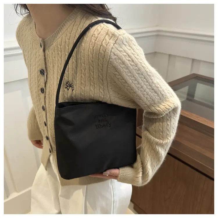 Pink Embroidered Shoulder Bag for Women 2024 — feature 15