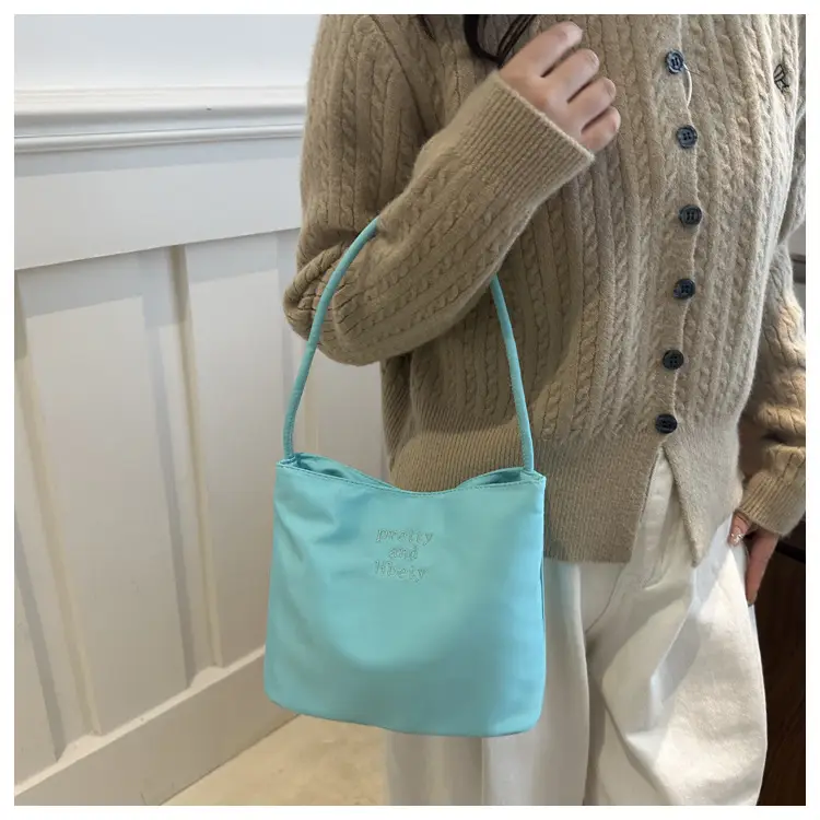 Pink Embroidered Shoulder Bag for Women 2024 — feature 16
