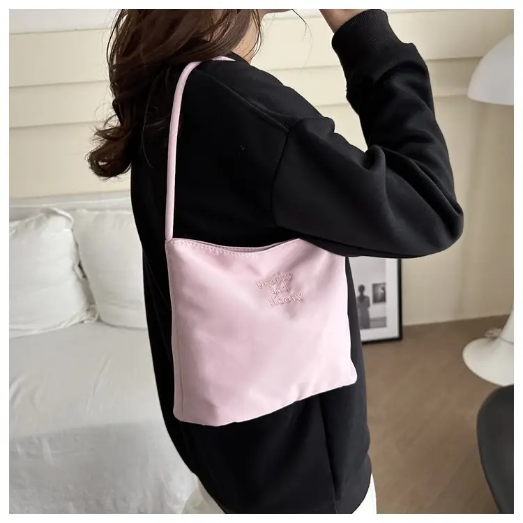 Pink Embroidered Shoulder Bag for Women 2024 — feature 23