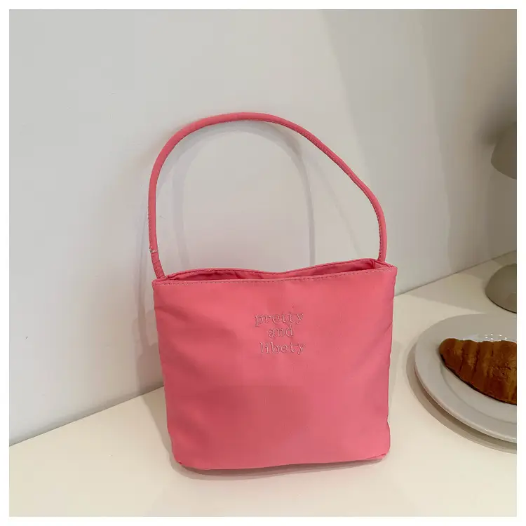 Pink Embroidered Shoulder Bag for Women 2024 — feature 26