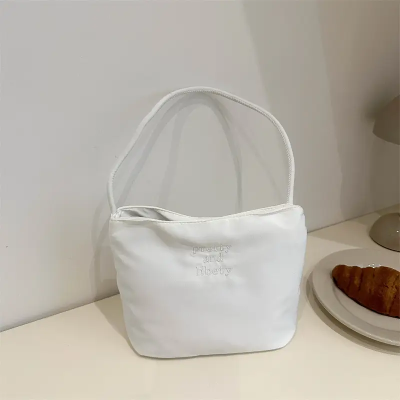 Pink Embroidered Shoulder Bag for Women 2024 - Image 2