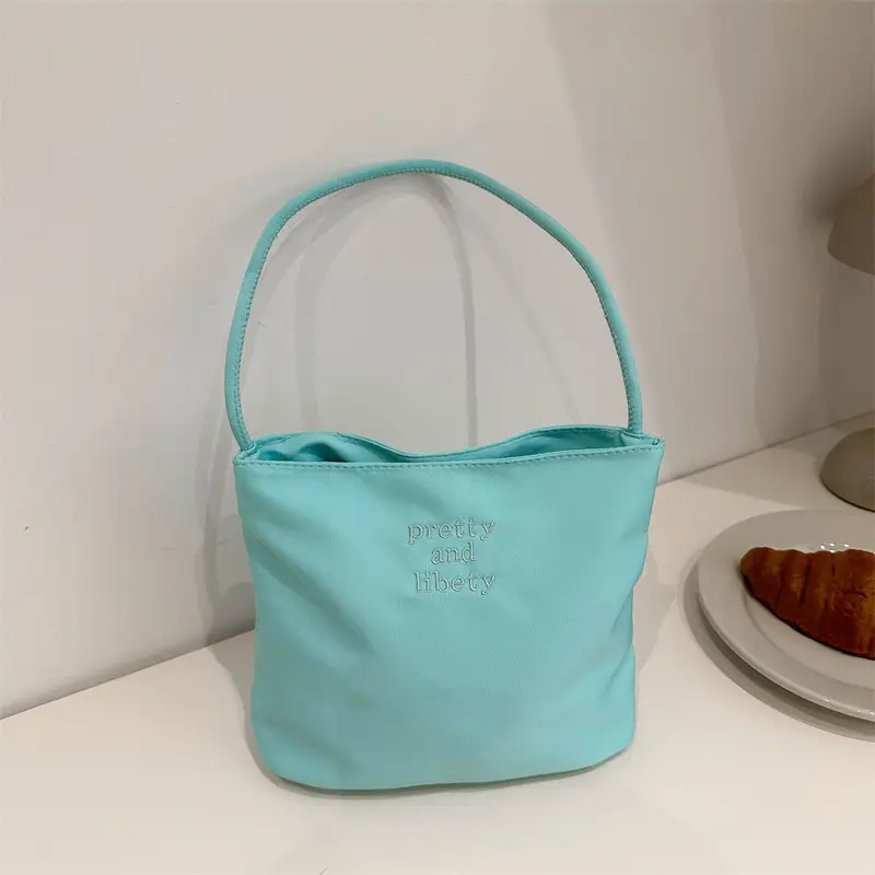 Pink Embroidered Shoulder Bag for Women 2024 - Image 4