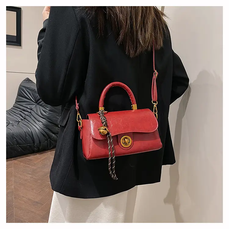 Black Satchel Bag for Women 2025 Retro Style — feature 14