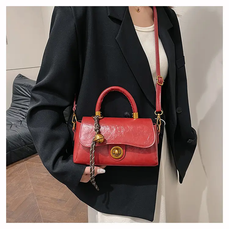 Black Satchel Bag for Women 2025 Retro Style — feature 16