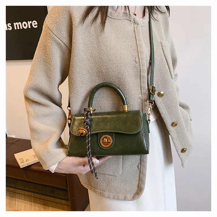 Black Satchel Bag for Women 2025 Retro Style — feature 18