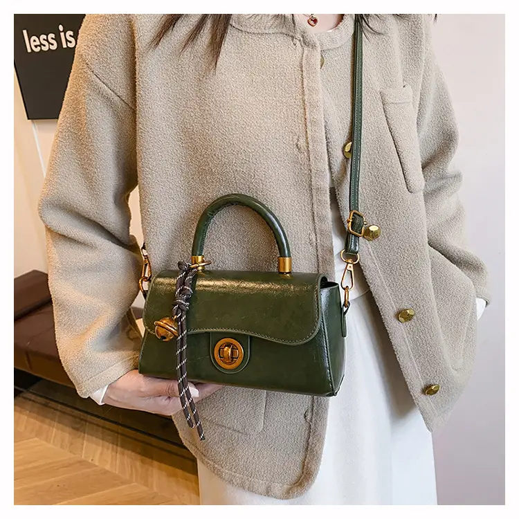 Black Satchel Bag for Women 2025 Retro Style — feature 20