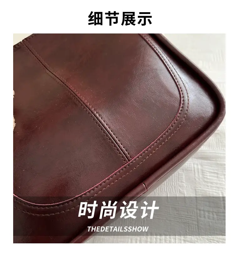 2025 Winter Textured Shoulder Tote Bag with Flower Decor — feature 4