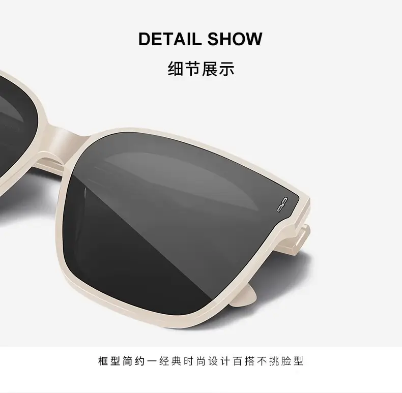 2025 Anti-UV Polarized Sunglasses Black Frame Women — feature 12