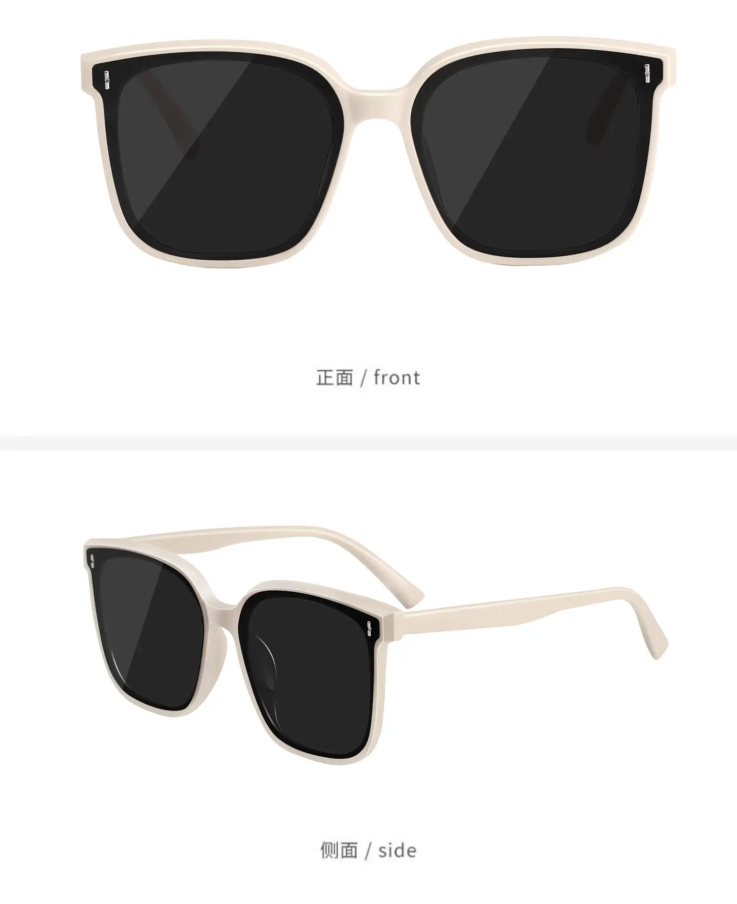 2025 Anti-UV Polarized Sunglasses Black Frame Women — feature 17