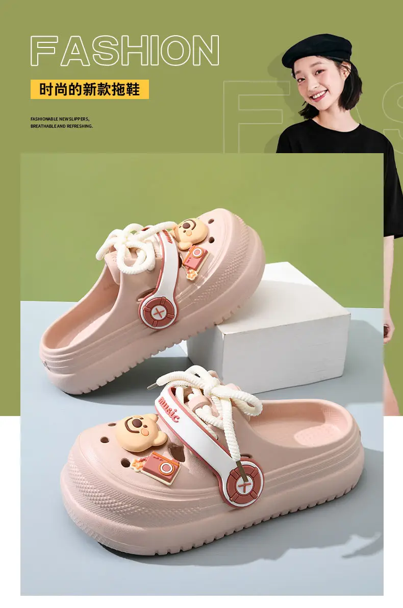 2025 Crocs Soft Sandals with Bear Decor β feature 3