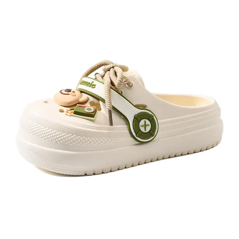 2025 Crocs Soft Sandals with Bear Decor - Image 3