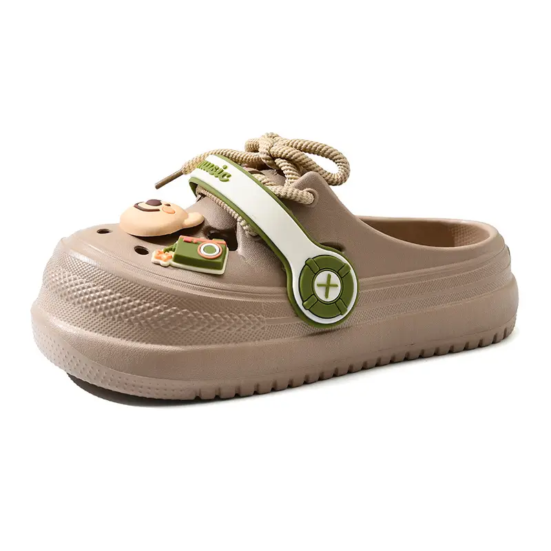 2025 Crocs Soft Sandals with Bear Decor - Image 4
