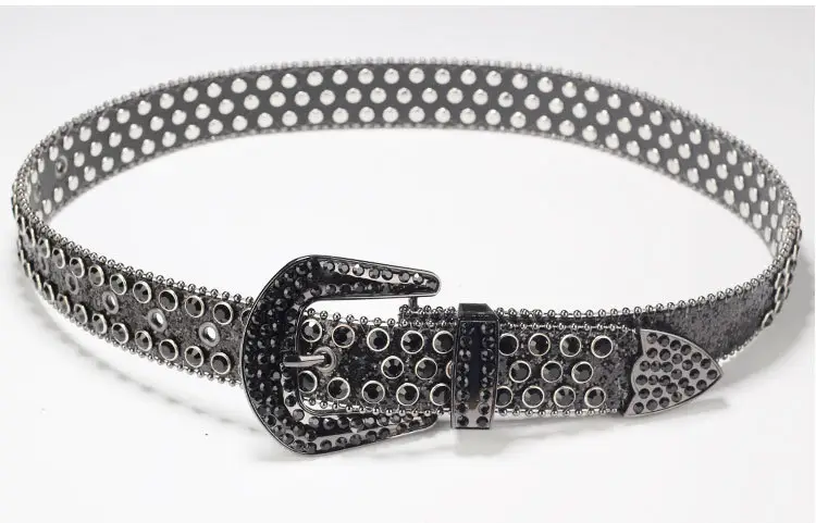 Black Diamond Rhinestone Belt for Men Women — feature 13
