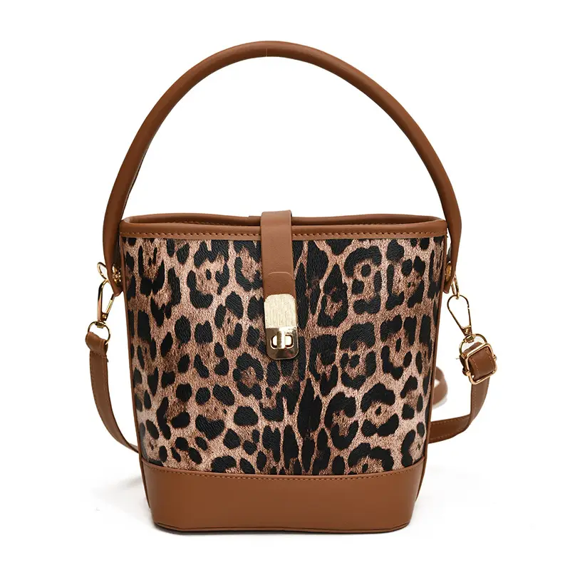 Vintage Leopard Print Crossbody Bag 2024 Winter - Image 11