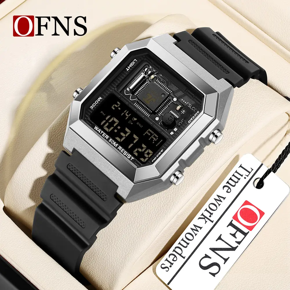 O'Fani Waterproof Digital Counting Watch Blue - Image 8
