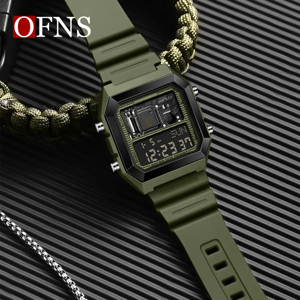 O'Fani Waterproof Digital Counting Watch Blue - Image 9