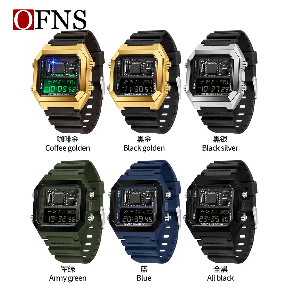 O'Fani Waterproof Digital Counting Watch Blue - Image 10