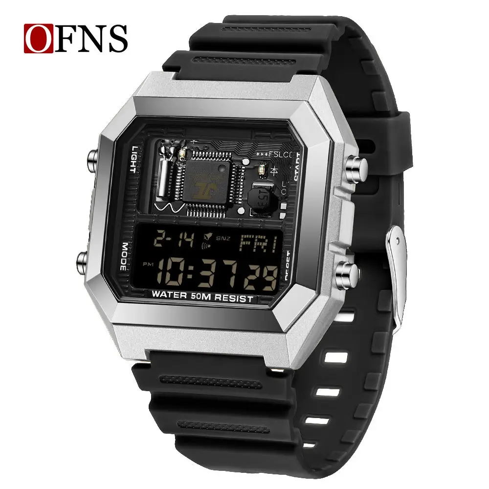 O'Fani Waterproof Digital Counting Watch Blue - Image 11