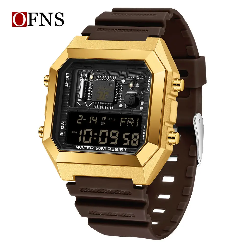 O'Fani Waterproof Digital Counting Watch Blue - Image 2