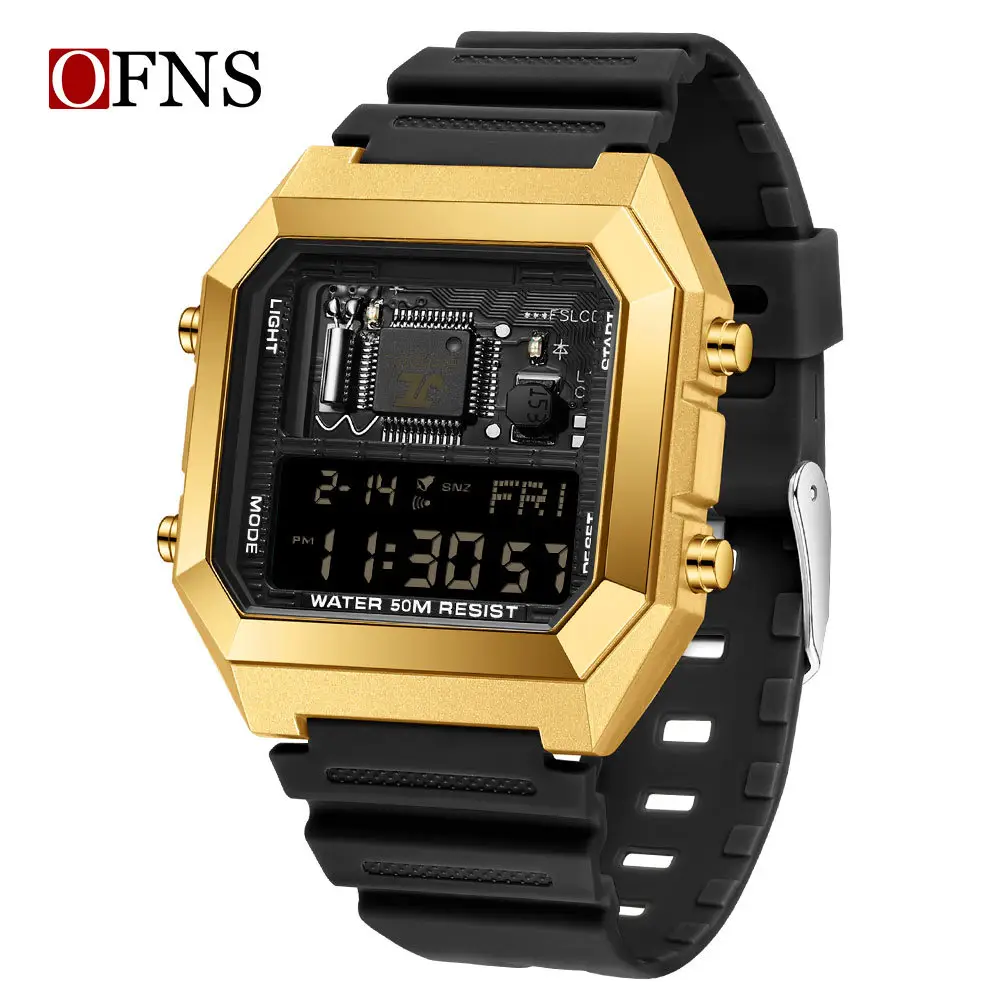 O'Fani Waterproof Digital Counting Watch Blue - Image 3