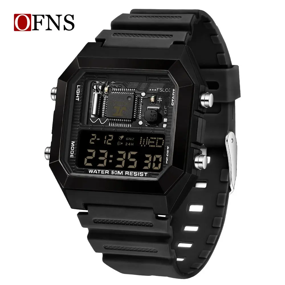 O'Fani Waterproof Digital Counting Watch Blue - Image 5