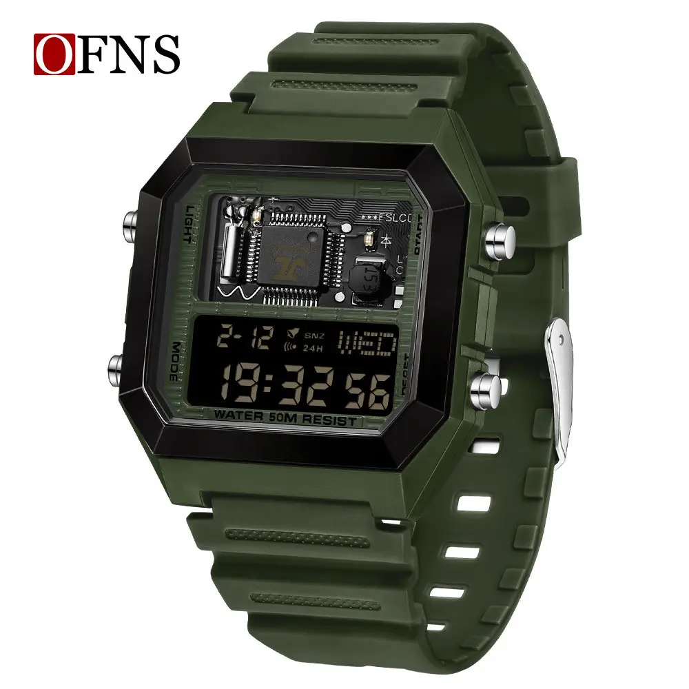 O'Fani Waterproof Digital Counting Watch Blue - Image 6