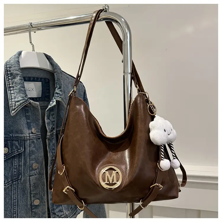 Maillard Women's 2024 Multi-Fun Shoulder Bags Brown Black — feature 12