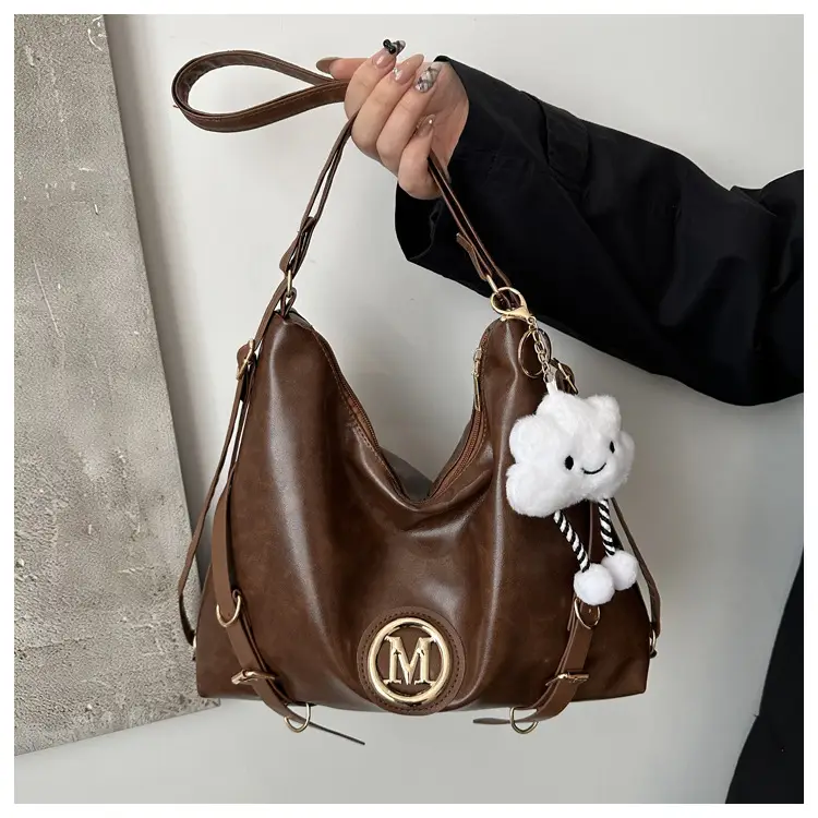 Maillard Women's 2024 Multi-Fun Shoulder Bags Brown Black — feature 13