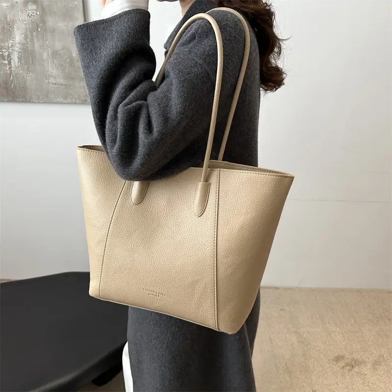 2024 Brown Women's Large Tote Bag with Handles - Image 7