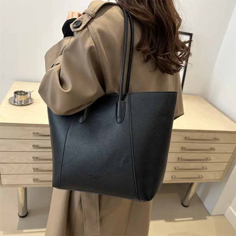 2024 Brown Women's Large Tote Bag with Handles - Image 8