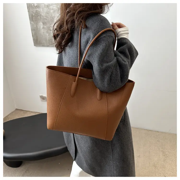 2024 Brown Women's Large Tote Bag with Handles β feature 10