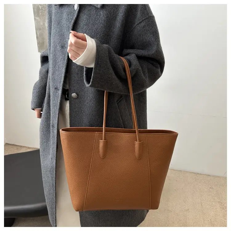 2024 Brown Women's Large Tote Bag with Handles β feature 12