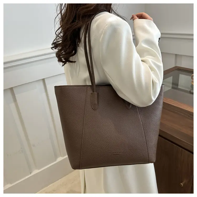 2024 Brown Women's Large Tote Bag with Handles β feature 17