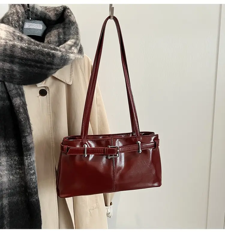 Women's Retro Crossbody Bag Tan New Winter 2026 — feature 38