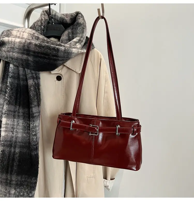 Women's Retro Crossbody Bag Tan New Winter 2026 — feature 39